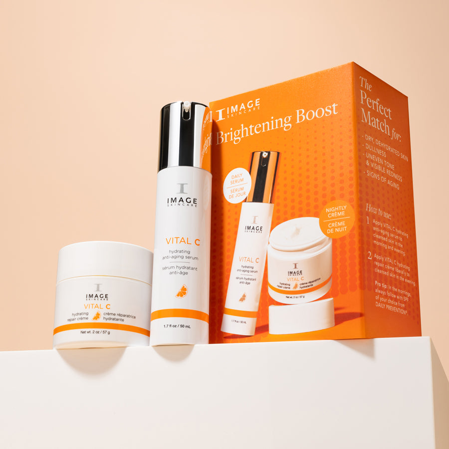 VITAL C Brightening Boost Super Duo (Repair Crème + Serum) - Image Skincare Australia