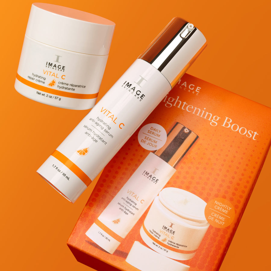 VITAL C Brightening Boost Super Duo (Repair Crème + Serum) - Image Skincare Australia